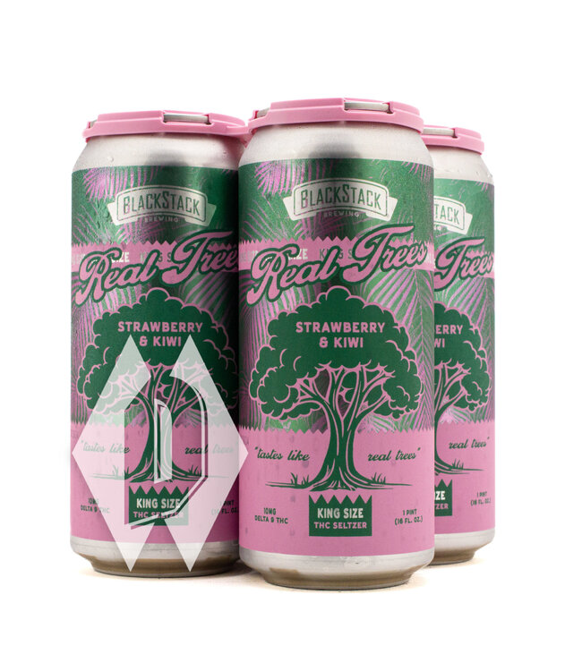 Blackstack Real Trees Strawberry and Kiwi 4pk 16oz
