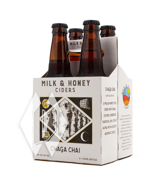 Milk And Honey Chaga Chai Cider 4pk 330ml
