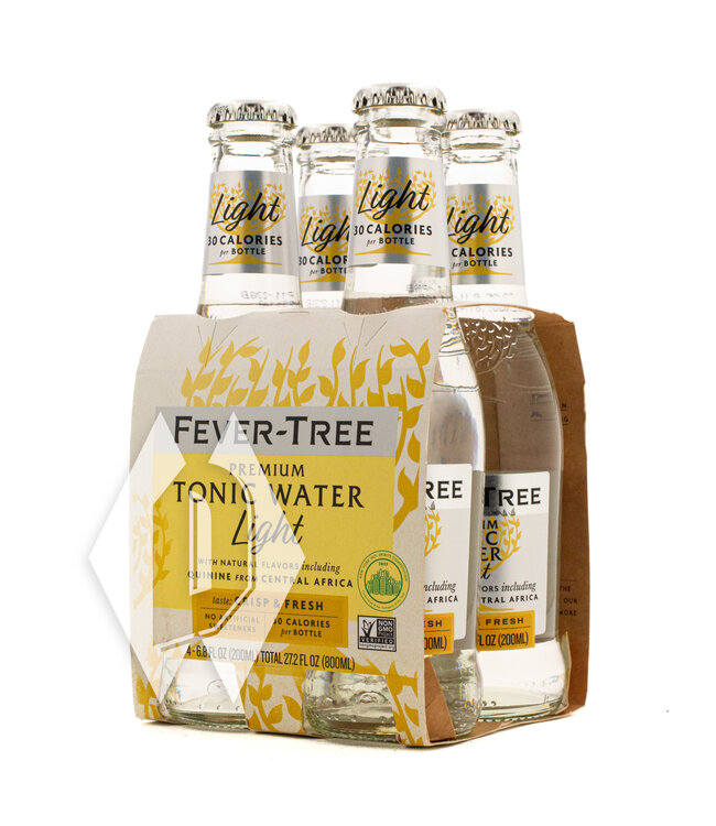 Fever Tree Light Tonic 200ml 4pk