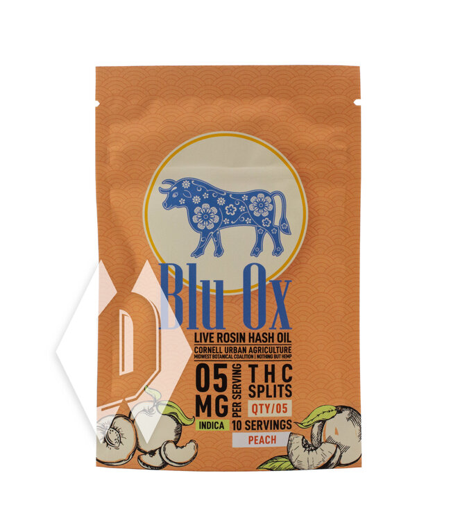 Blue Ox Peach Gummies 5pk