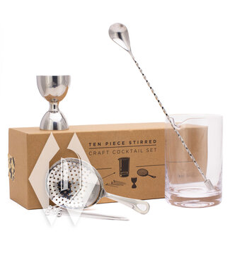 A Bar Above - 10 Piece Stirred Cocktail Set