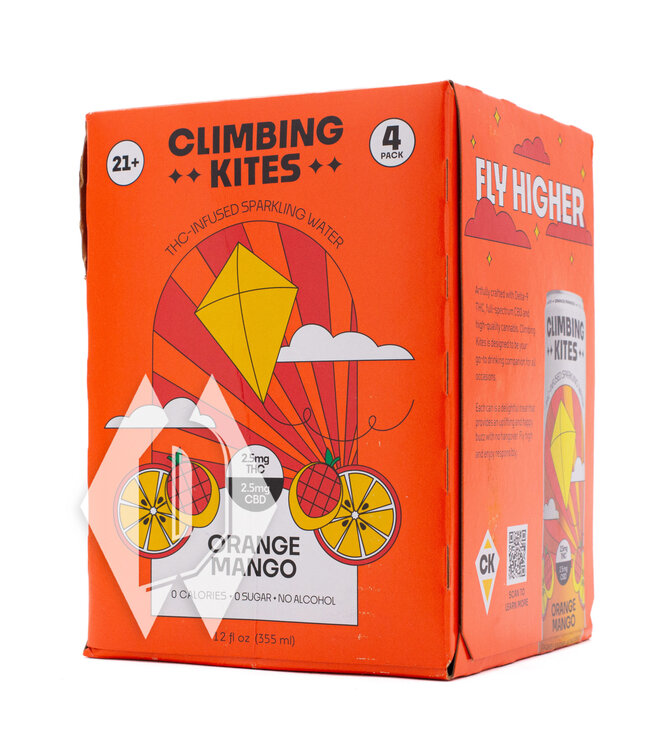 Climbing Kites Orange Mango 4pk 12oz