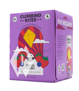 Climbing Kites Mixed Berry 12oz 4pk