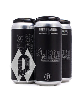 Modist Modist Supra Black Lager 16oz 4pk