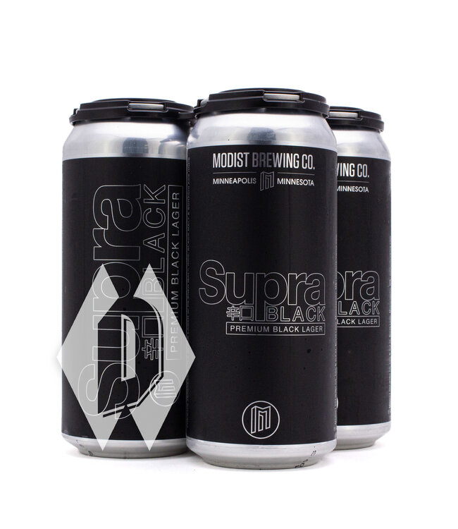Modist Supra Black Lager 4pk 16oz