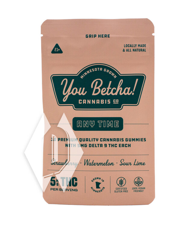 You Betcha (PUCE) Any Time Gummies 5mg 10pk