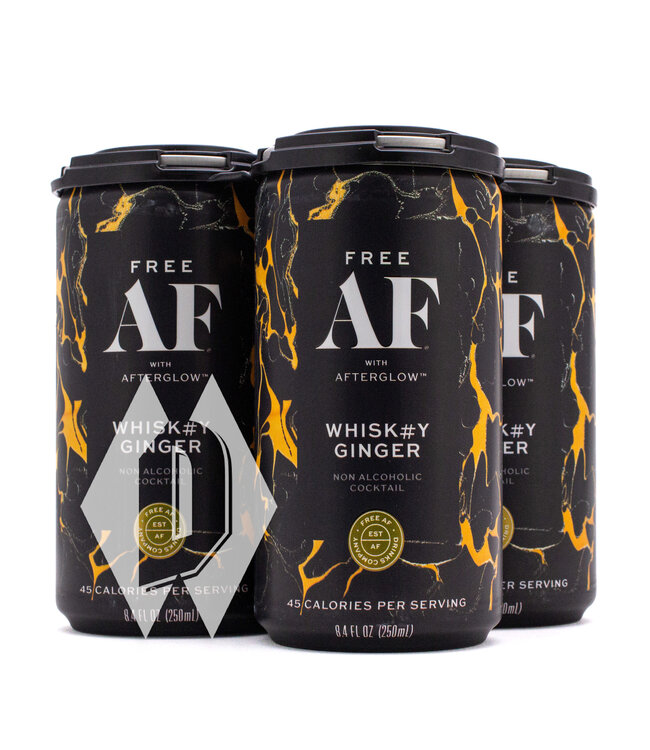 Free AF Whisk#y Ginger NA 4pk 8.4oz