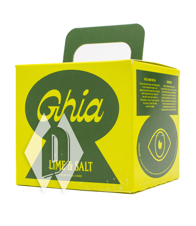 Ghia Le Spritz Lime And Salt 4pk 8oz