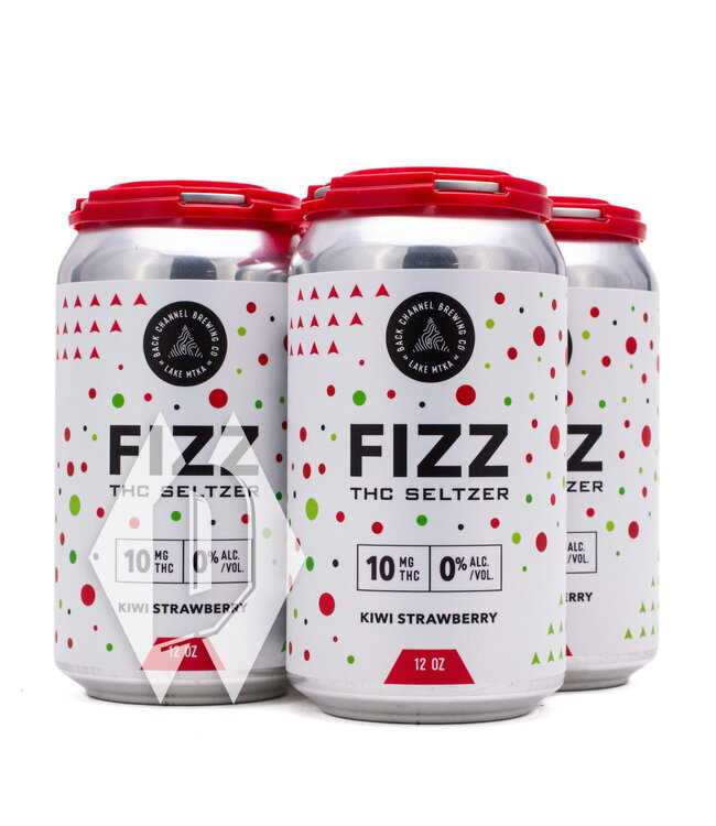 Back Channel Fizz Kiwi Strawberry 4pk 12oz