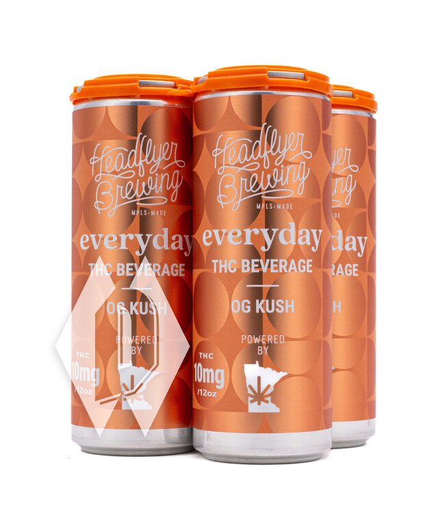 Headflyer Everyday OG Kush 10mg 12oz 4pk