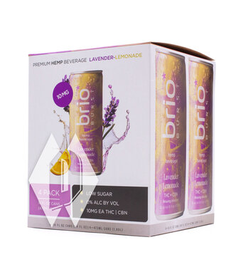 Brio Burst Lavender Lemonade 4pk 16oz
