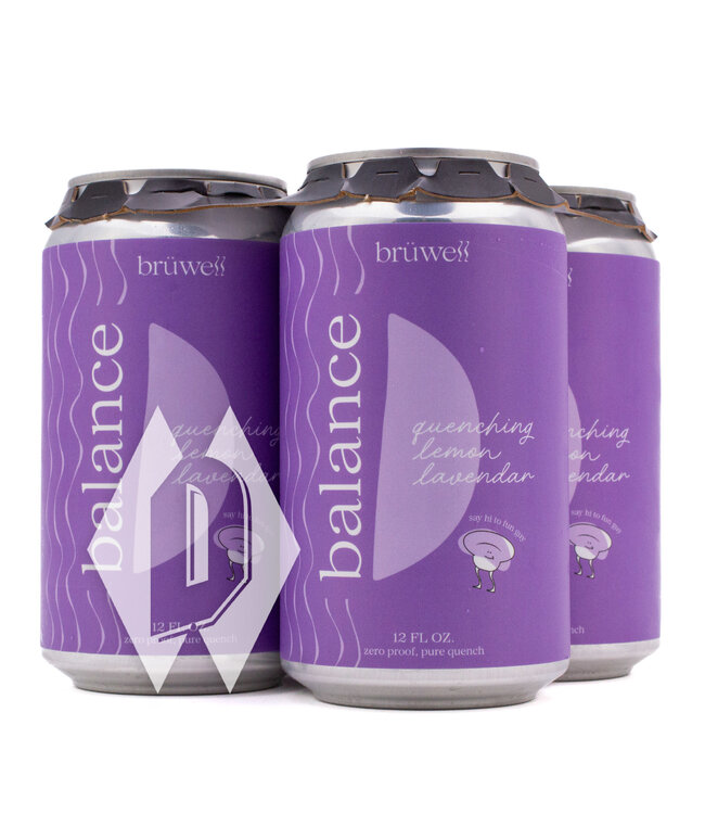 Bruhaven Bruwell Balance Lemon Lavender 4pk 12oz