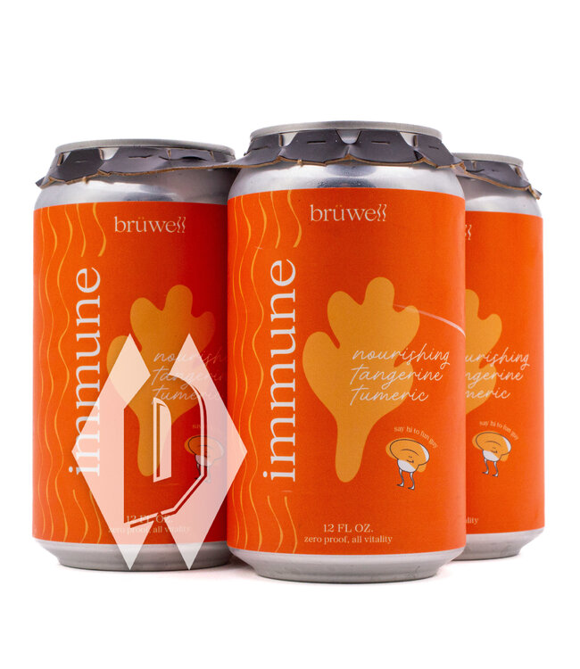 Bruhaven Bruwell Immune Tangerine 12oz 4pk