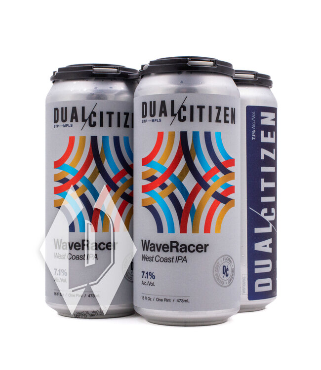 Dual Citizen Wave Racer West Coast IPA 16oz 4pk