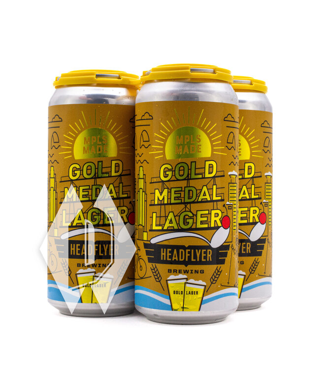 Headflyer Gold Medal Lager 4pk/16oz