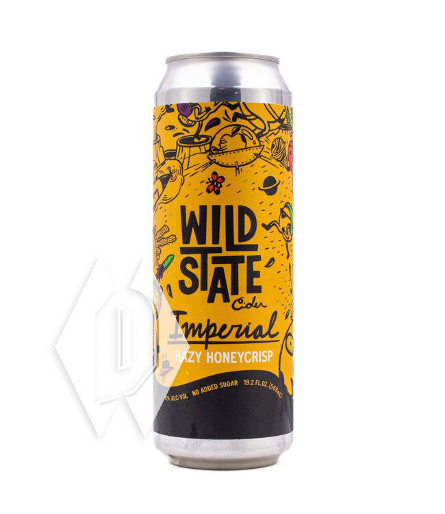 Wild State Imperial Hazy Honeycrisp Cider 19.2oz Single
