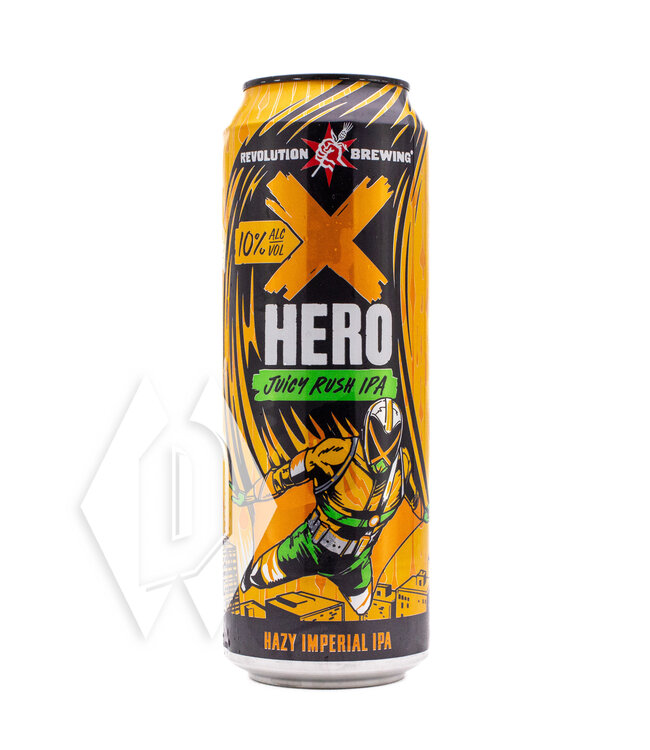 Revolution X Hero Juicy Rush Imperial IPA 19.2oz Single