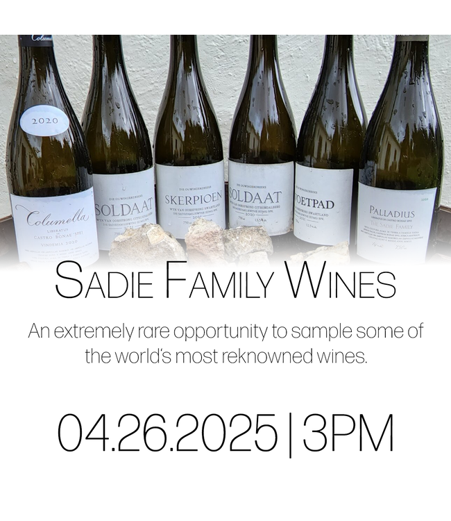 0040 - Class - Wines of Sadie - April 26th