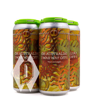 Wandering Leaf Oh Australia I Was Way Off Vienna Lager 4pk 16oz