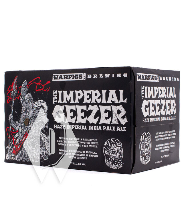 Warpigs Imperial Geezer Hazy Imperial IPA 6pk 12oz