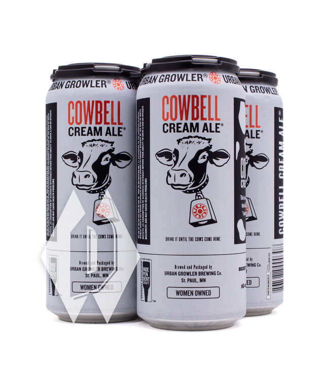 Urban Growler Cowbell Cream 16oz 4pk