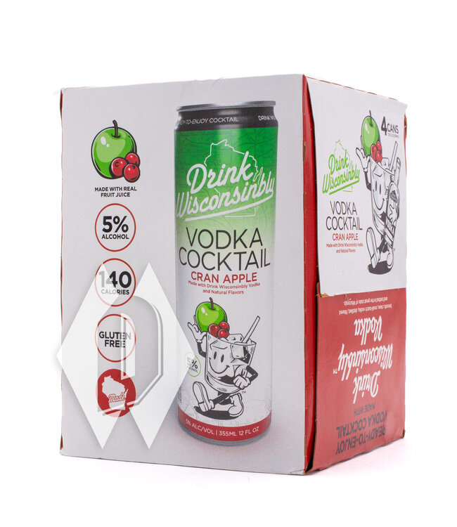 Drink Wisconsinbly Cran Apple 4pk 12oz