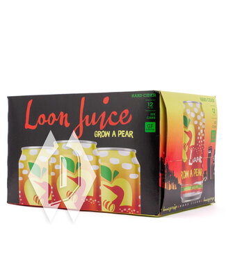 Loon Juice Loon Juice Grow a Pear Hard Cider 12oz 6pk Loon Juice Loon Juice Grow a Pear Hard Cider 12oz 6pk