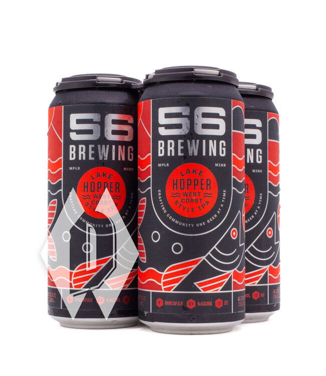 56 Brewing Lake Hopper West Coast Style IPA 4pk/16oz