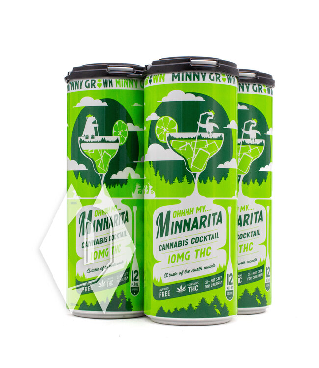 Minny Grown Minnarita 4pk/12oz 10mg