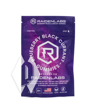 Raiden Labs Blueberry Black Currant 10pk Gummies
