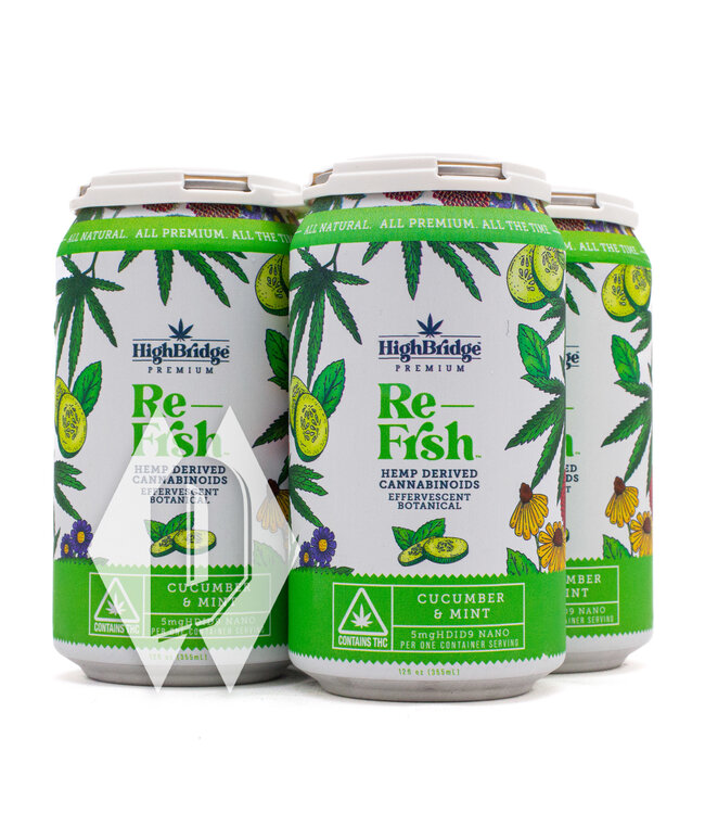 High Bridge Refresh Cucumber Mint 12oz 4pk