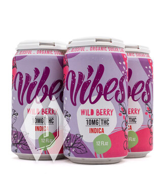 Vibes Wild Berry Indica 4pk/12oz