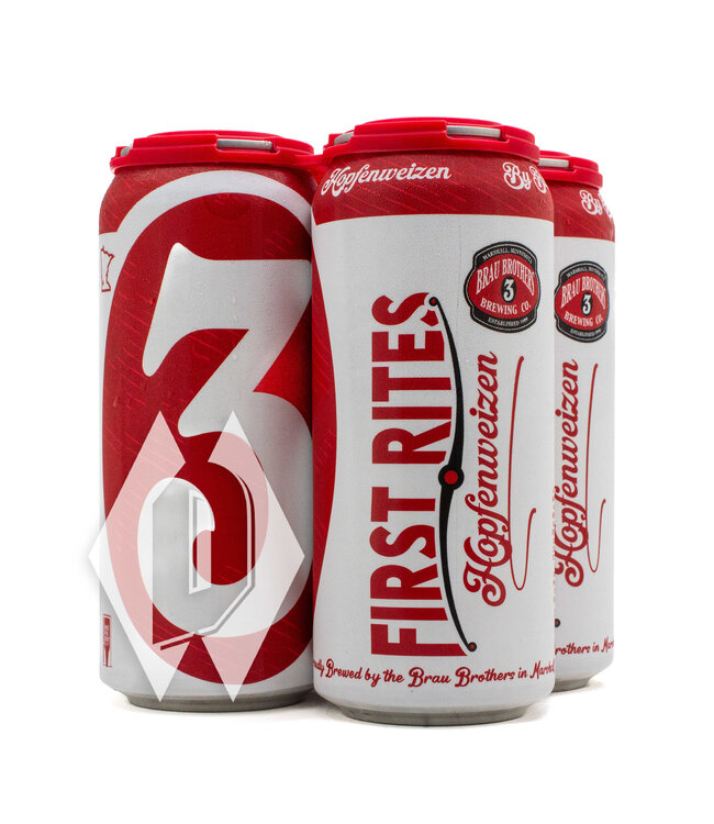 Brau Brothers First Rites Hopfenweizen 16oz 4pk