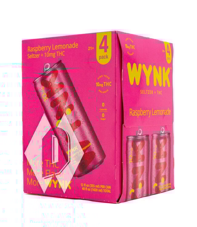 WYNK Raspberry Lemonade Seltzer 4pk 12oz