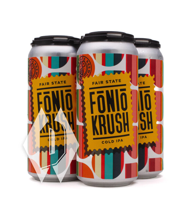 Fair State Fonio Krush Cold IPA 16oz 4pk
