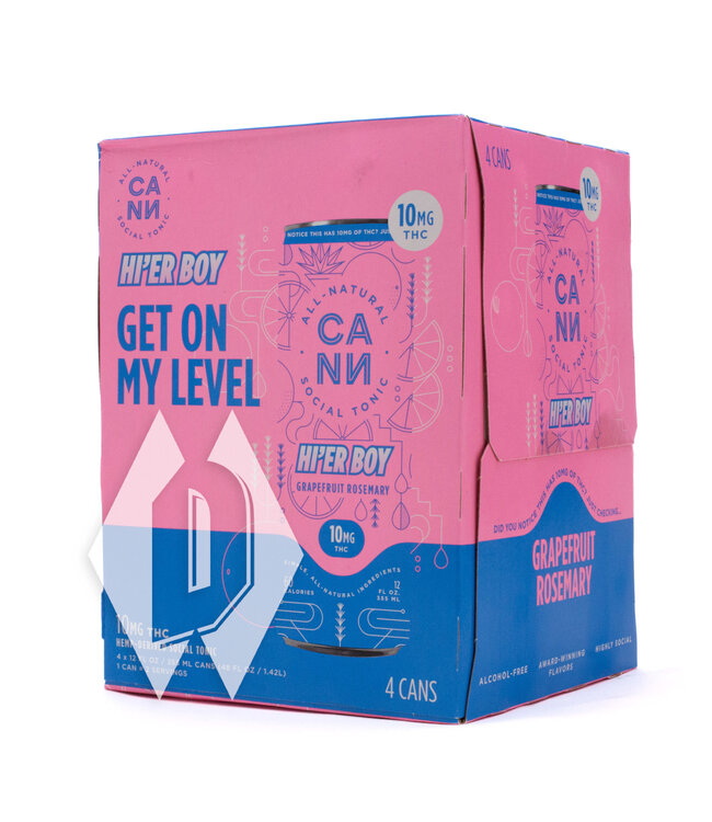Cann Grapefruit Rosemary Hier Boy 12oz 4pk