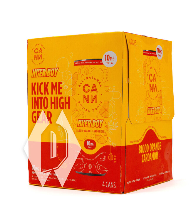 Cann Blood Orange Cardamom Hier Boy 10mg 12oz 4pk
