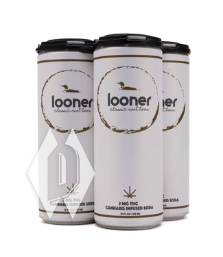 Looner Root Beer 12oz 4pk