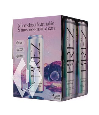 Brez 5mg Lemon Elderflower Social Tonic 12oz 4pk