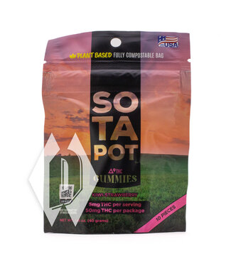 Sota Pot Kiwi Strawberry Gummies 5mg 10pk