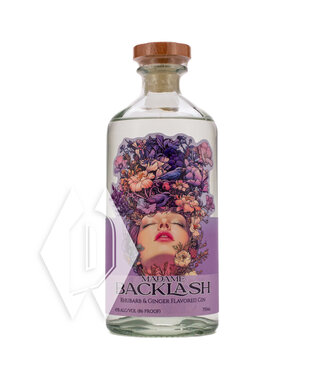 Madame Backlash Rhubarb and Ginger Flavored Gin 750ml
