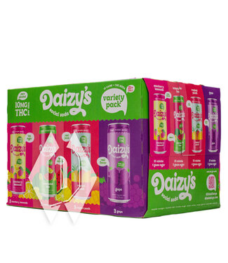 Daizys Variety Pack 10mg 12oz 12pk - Dabbler Depot