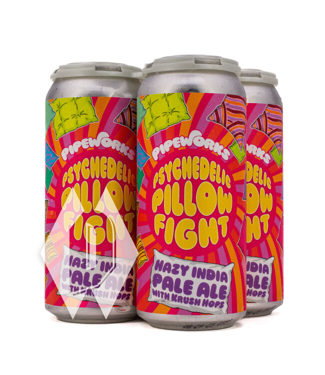 Pipeworks Psychedelic Pillow Fight Hazy IPA 16oz 4pk