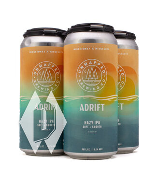 Unmapped Adrift Hazy IPA 4pk 16oz
