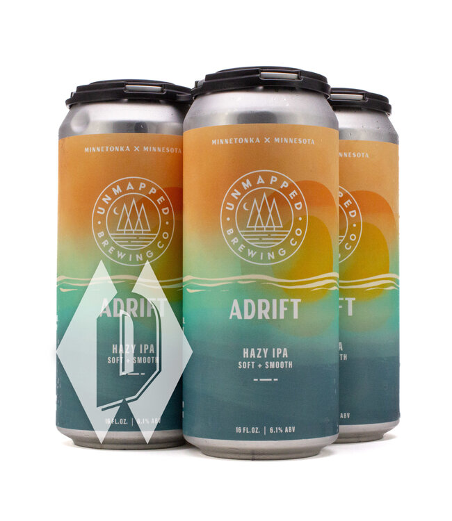 Unmapped Adrift Hazy IPA 4pk 16oz