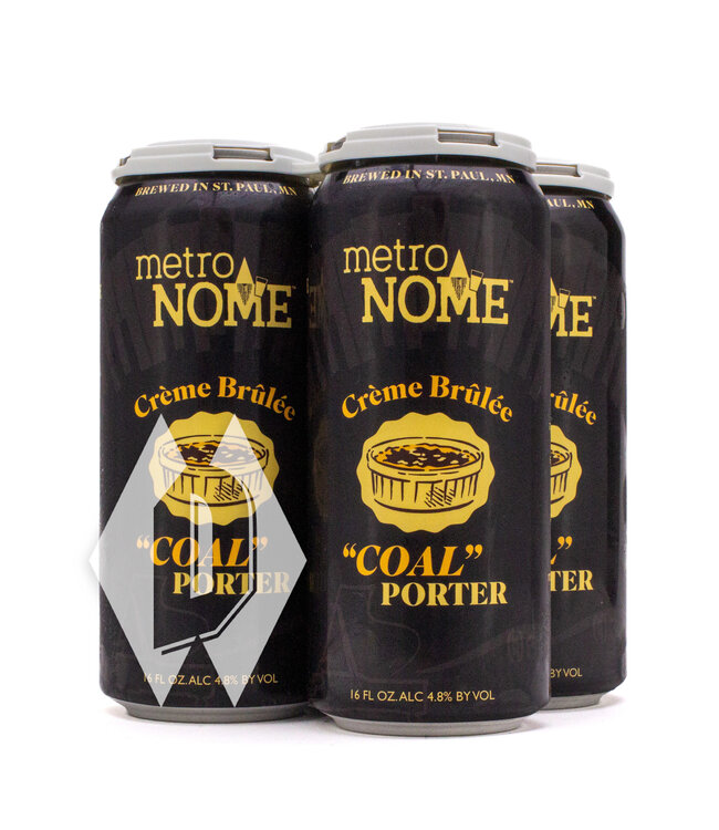 Metronome Creme Brulee Coal Porter 16oz 4pk