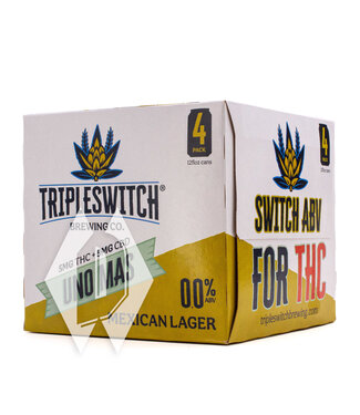 TripleSwitch Uno Mas Mexican Lager 5mg 12oz 4pk