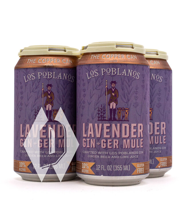 The Copper Can Los Poblanos Lavender Ginger Mule 12oz/4pk