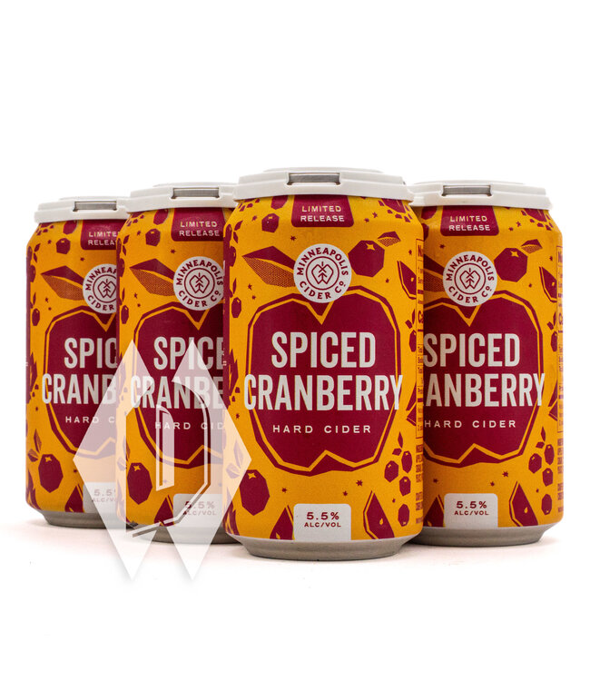 Minneapolis Cider Spiced Cranberry 12oz 6pk