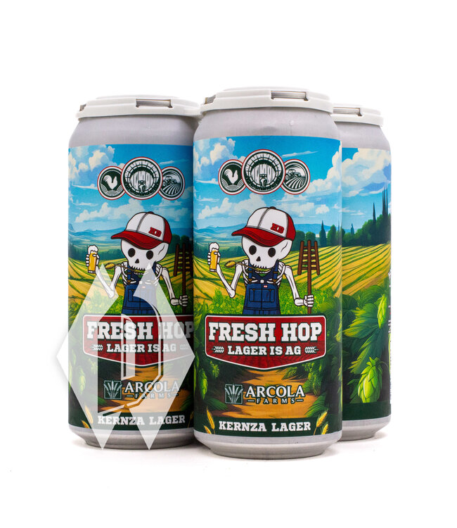 Haggard Barrel Fresh Hop Lager is AG 16oz 4pk